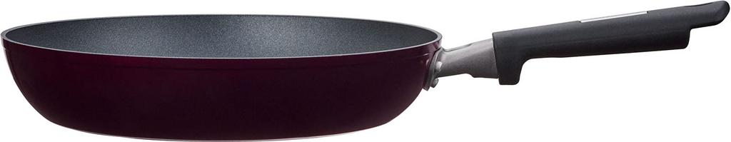 Thermos Frying Pan 28cm Plasma Super Hard Coat IH Compatible Black BK KFC-028