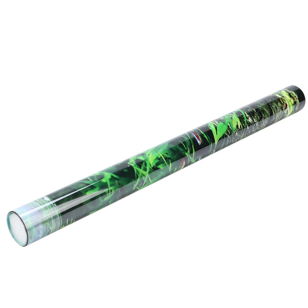 PVC Adhesive Seabed Small Fish Water Plants Aquarium Background Poster Sticker Fish   Decoration