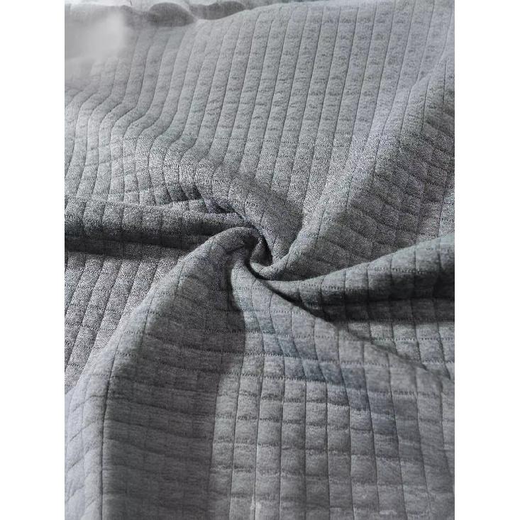 Autumn and Winter New Slim Fit round Neck Long Sleeves Square Plaid Personalized European and American Style Casual Bottoming Shirt Men