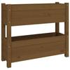 VidaXL Jardinière Marron miel 77x25x66 cm Bois massif de pin 823944