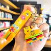 Hamburger 2nd Generation SpongeBob SquarePants Patrick Star Keychain Doll Machine Cartoon Cute Children's Day Gift Cartoon Frind