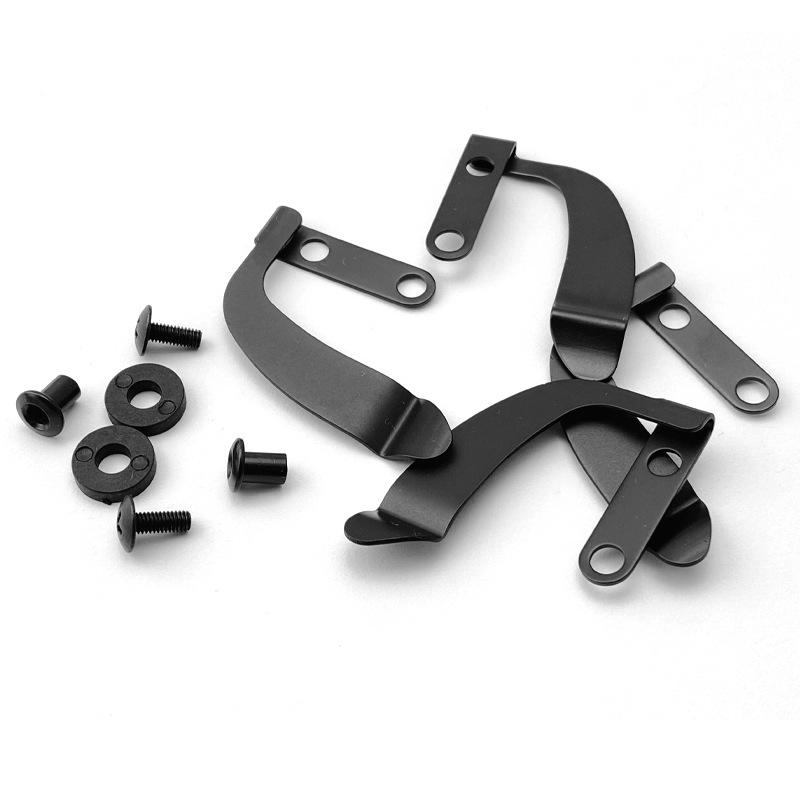 1piece Stainless Steel KYDEX IWB HOLSTER CLIPS K Sheath Waist Clip Accessories Knife Scabbard Back Clip KYDEX Carrying Belt Clip
