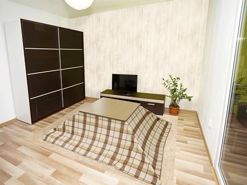 Meiwa Gravure Waterproof Kotatsu Cover, Opole, 190cm x 190cm