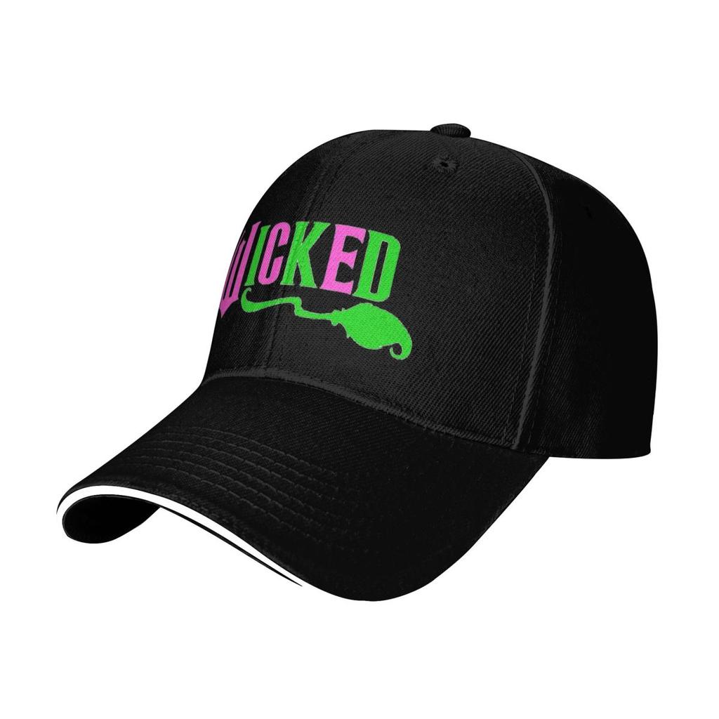 Wicked Glinda And Elphaba Logo Baseball Caps Snapback Baseball Hats Breathable Casual Casquette Outdoor for Men And Women