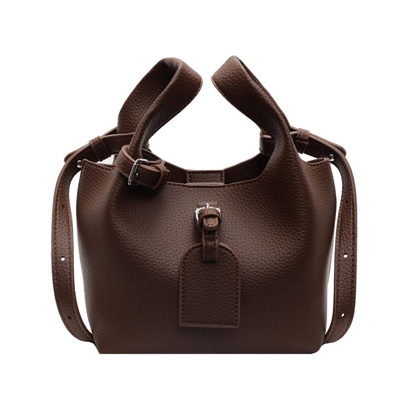 New Niche Design Bag Women's Autumn Fashion Sense Shoulder Messenger Bag Mother Bucket Bag Women