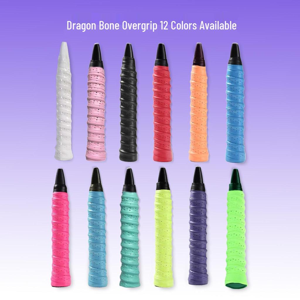Dragon Bone Perforated Badminton Grip: Anti-Slip, Sweat-Absorbent, Breathable Wrap for Tennis Rackets & Fishing Rods