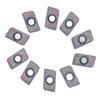 10 Pcs Woodworking Turning Insert Lathe Carbide Finishing Blades Coated CNC Milling Cutters