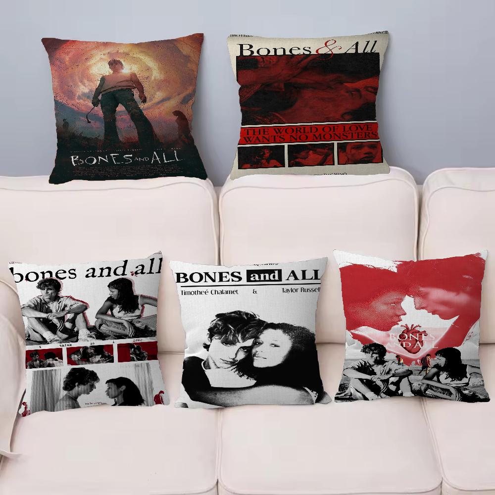 Bones and All Film Pillow Gift Home Office Decoration Bedroom Sofa Car Cushion Cover case 45x45