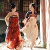Restaurer le costume de fée quotidien à hauteur de poitrine style dynastie Tang chinoise