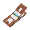 For Samsung Galaxy Z Flip7 5G Case Card Holder Kickstand Leather + TPU Phone Cover with Shoulder Strap