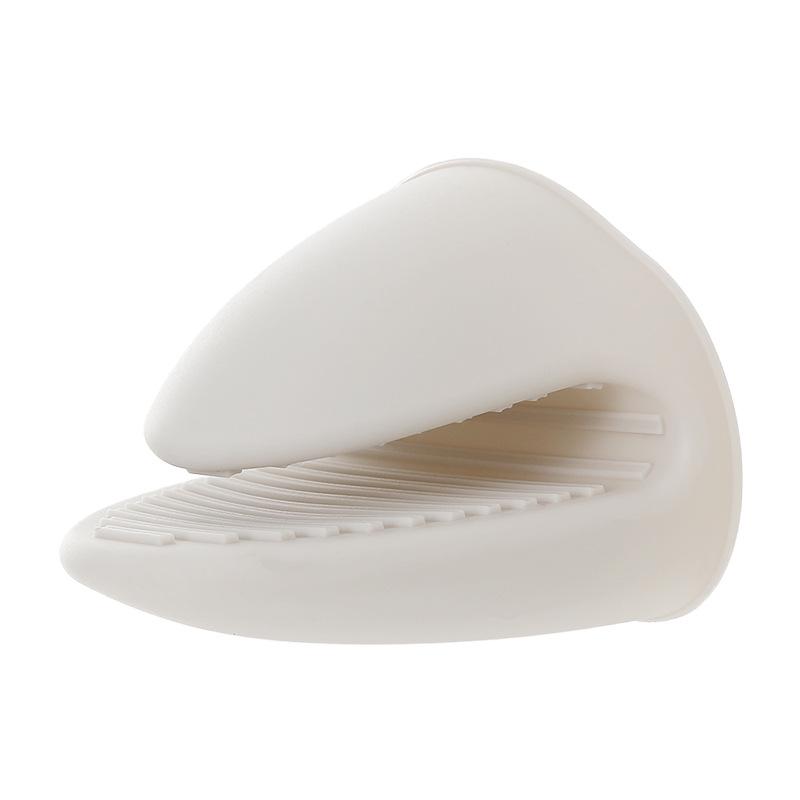 FaSoLa Non-Slip Silicone Oven Gloves: Heat Resistant, Anti-Scald, Thickened Kitchen Mitts грязно-белый
