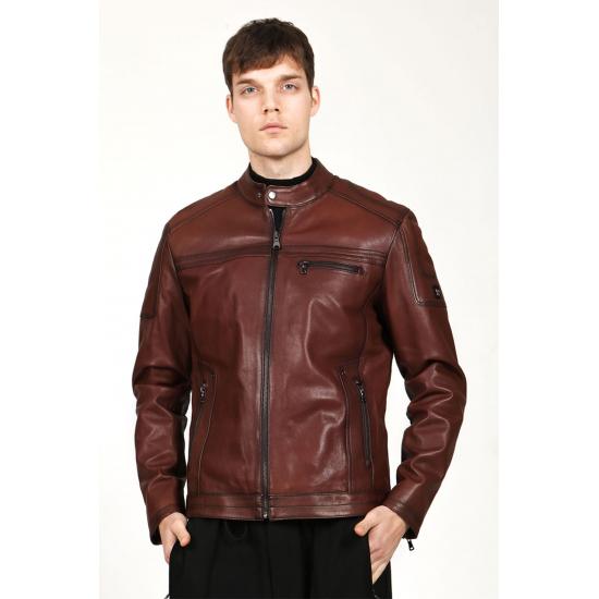 

MensCoat Мужское пальто из натуральной кожи E-topgun