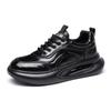 New Men's Shoes Autumn and Winter Trendy Shoes Platform Heightening Versatile Leather Sports Velvet Warm Casual Dad Shoes Men