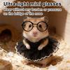 1 Set Süße Hamsterkostüme Mini-Prinzessinnenkleid Und Runde Metallbrille Eichhörnchen Verkleidungsoutfit für Kleine Haustiere Tägliche Kleidung Foto Requisiten