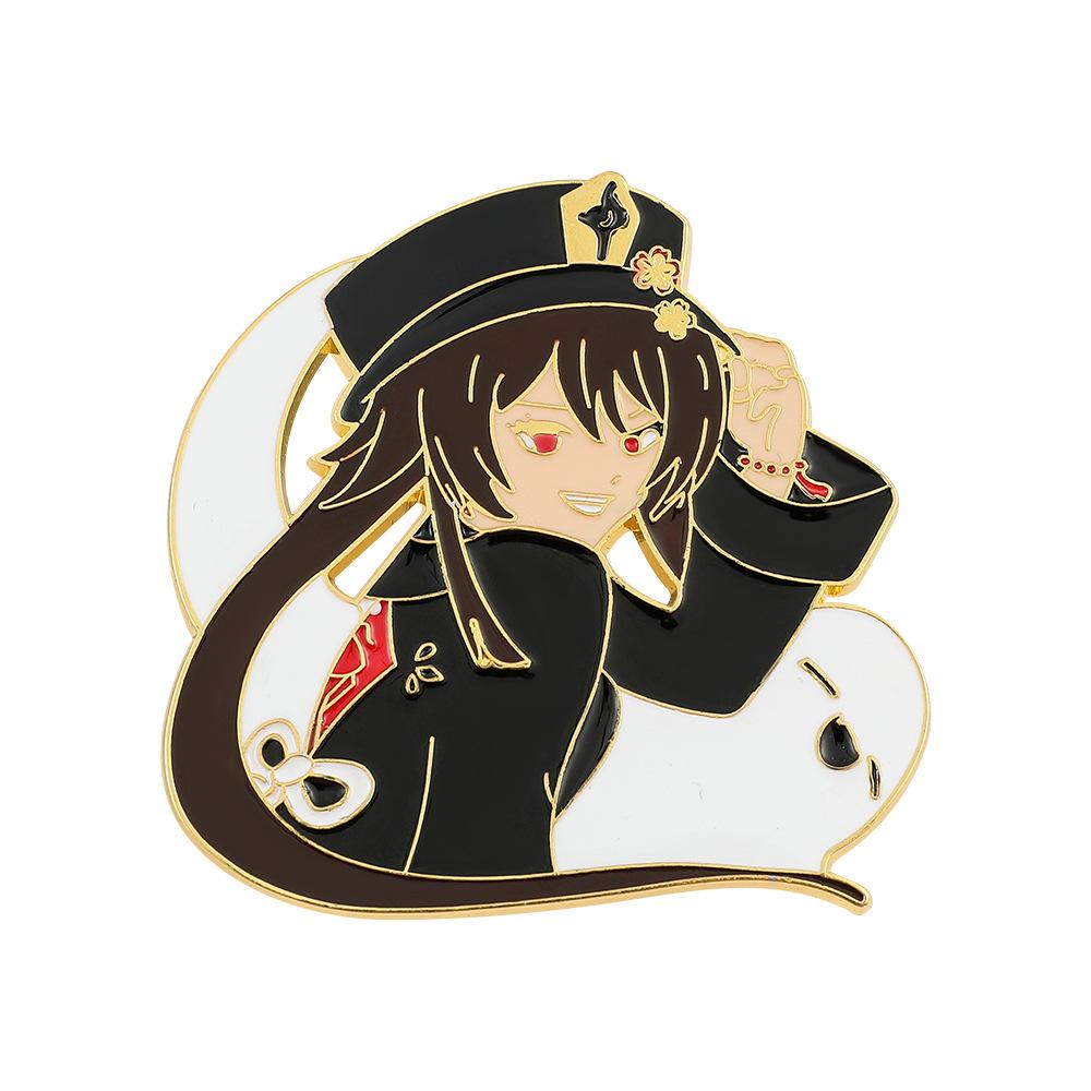 Anime Brooch Badge Cartoon Character Pendant Accessories