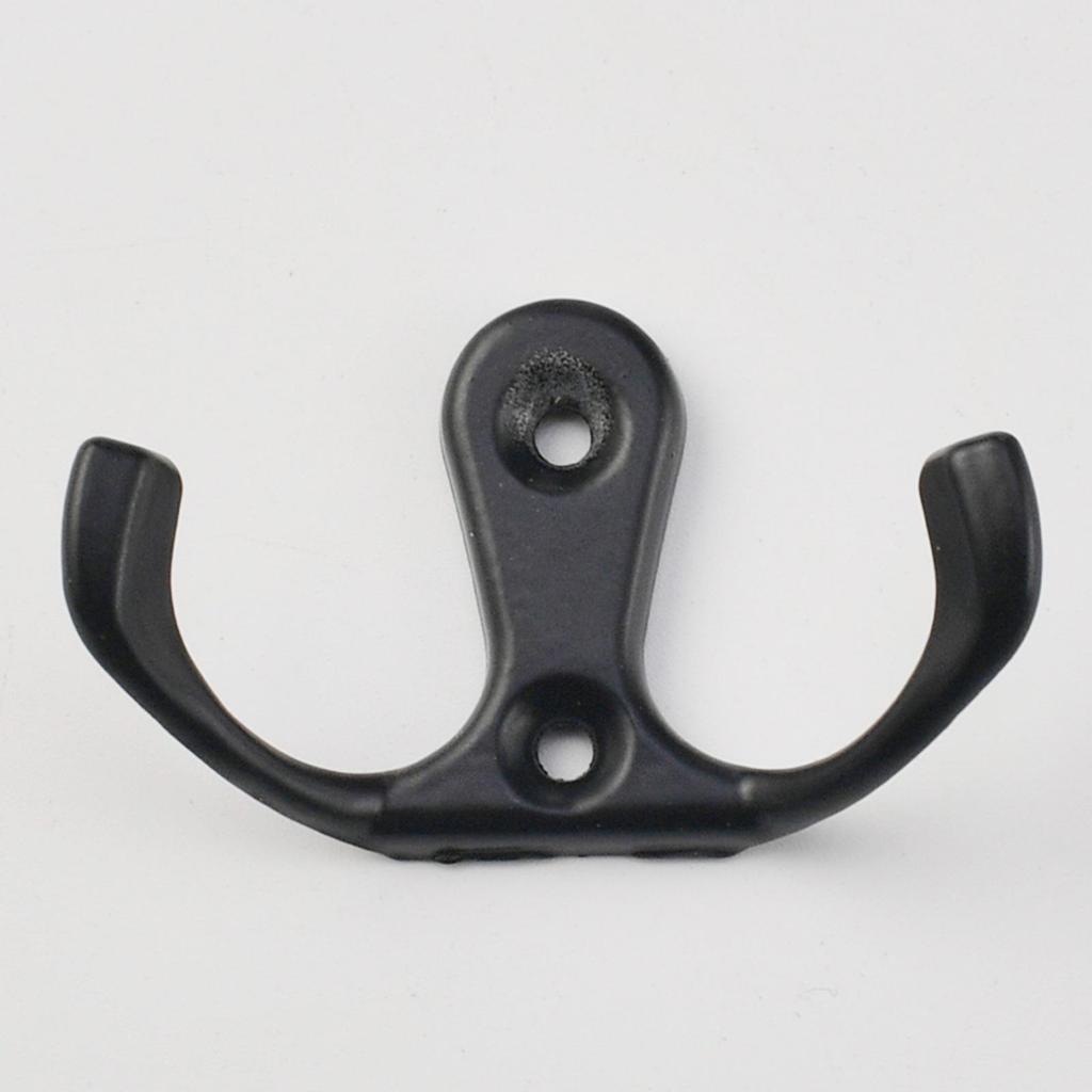 Modern Dual Hook for Wardrobes, Kitchens & Bathrooms – Wall Mounted Coat & Hat Hanger