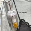 Creative Food Plush Keychains Cute Pendant Kawaii Keychain Girls Cartoon Doll Plush Toy Doll Bread Backpack Decoration Gifts