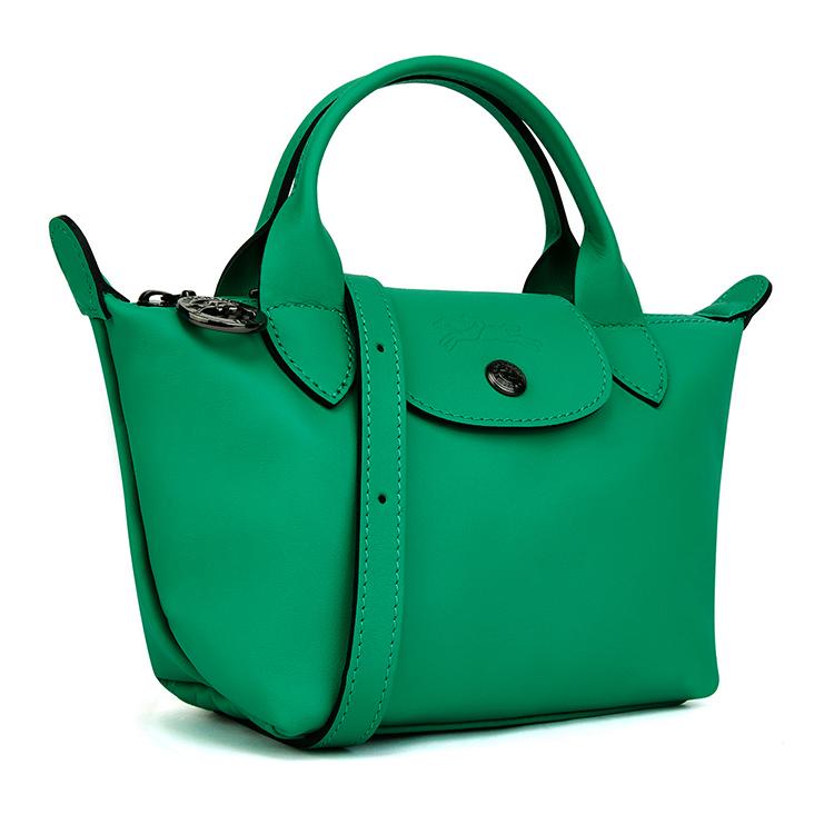Longchamp Silver Hardware Leather Shoulder Crossbody Tote Bag Women bags Green 1500987249