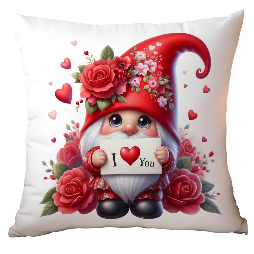 Neuer europäischer und amerikanischer Valentinstags-Liebeszwerg Hot Sale Valentinstags-Kissenkissenbezug