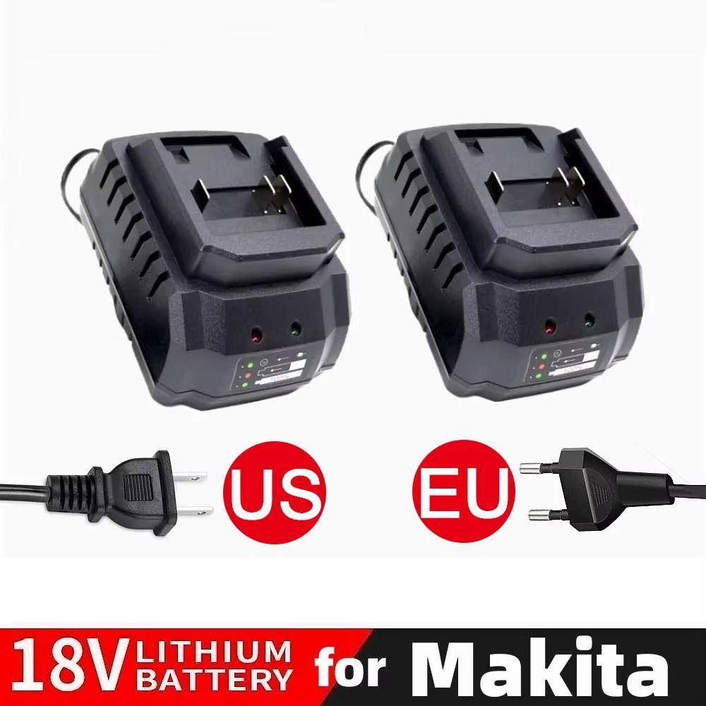 1Pcs Portable Battery Charger US/EU plug Power Tool Li-ion Charging Adapter 18V 21V Replacement Parts
