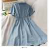 Summer Kids Student Dresses Children Clothes Teens Party Style Sailor Uniform Princess Dress Girls Daily Fairy  College Style Student Dress