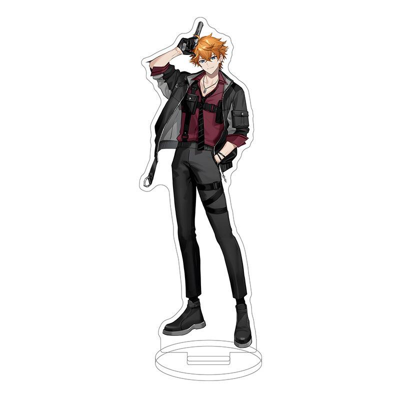 Game Yuanshen HoYoFair Acrylic Stand Scaramouche Brooch Badge Transparent Card Wanderer Balladeer Furina Decor Ornament Gifts