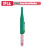1-8pcs 32mm Long Head Markers Pen Multi-purpose for Woodworking Tile Decoration Deep Hole Marker Pens Red/Black/Blue/Green Ink