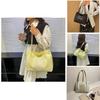 Stylish Large Tote Bag For Women 2023 Plush Nylon Handheld Casual Bag In Multiple Colors