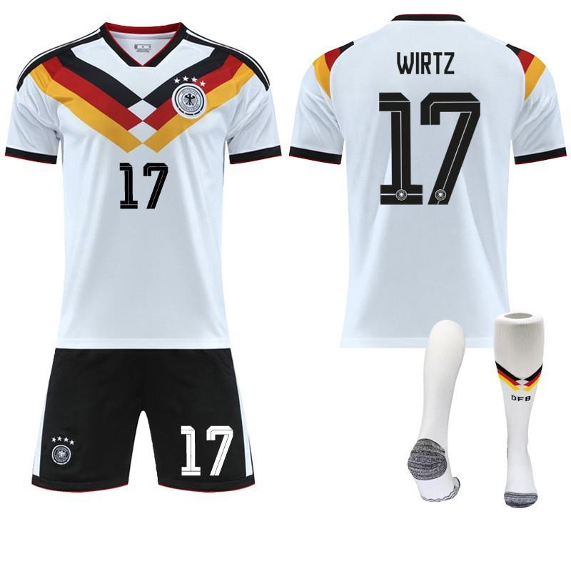 2627 Coupe du Monde Allemagne Domicile N°. 10 Musiara Jersey 7 Hafertz 8 Kross Costume Uniforme de Football Hommes