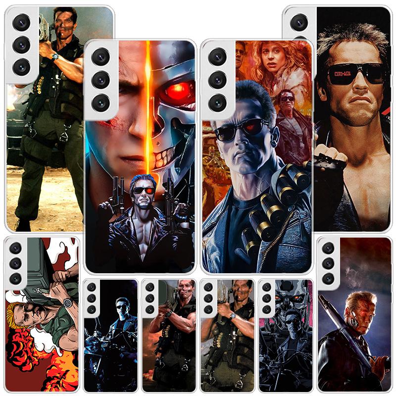 Arnold Schwarzenegger Terminator Phone Case For Samsung Galaxy S24 S25 Edge S26 Ultra S23 S22 S21 Plus S20 FE + Personalized Pri