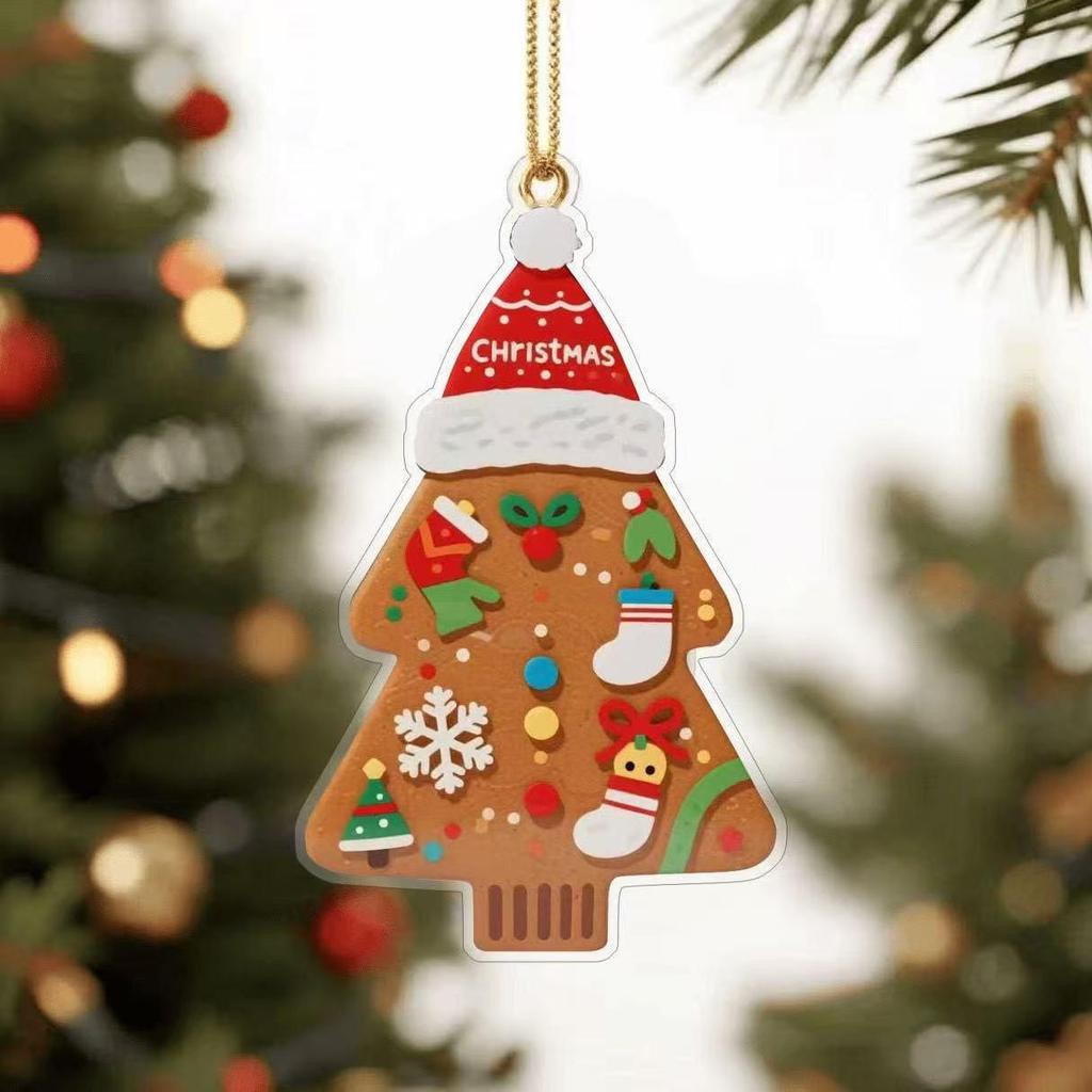 Cross-border Christmas Tree Acrylic Animal Ornament