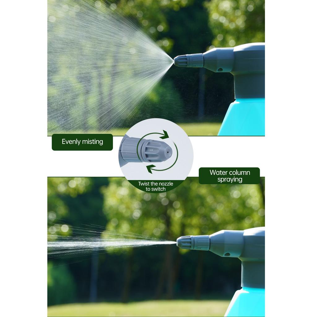 0,5 Gallonen Elektrisches Sprühgerät 2L Sprühflasche Automatische Gießkanne mit Ausgießer Wiederaufladbare Batteriebetrieben für Innen Außen Garten F