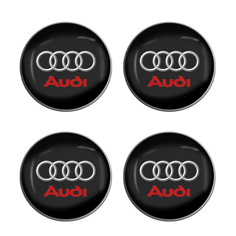 56/60MM Car Wheel Center Hub Caps Logo Cover Accessories For S2 A1 A2 A3 A4 A5 A6 A7 A8 Q1 Q2 Q3 Q4 Q5 Q6 Q7 Q8 B5 B6 B7 B8 C5 C6 C7 C8 S4 S3 S5 S6