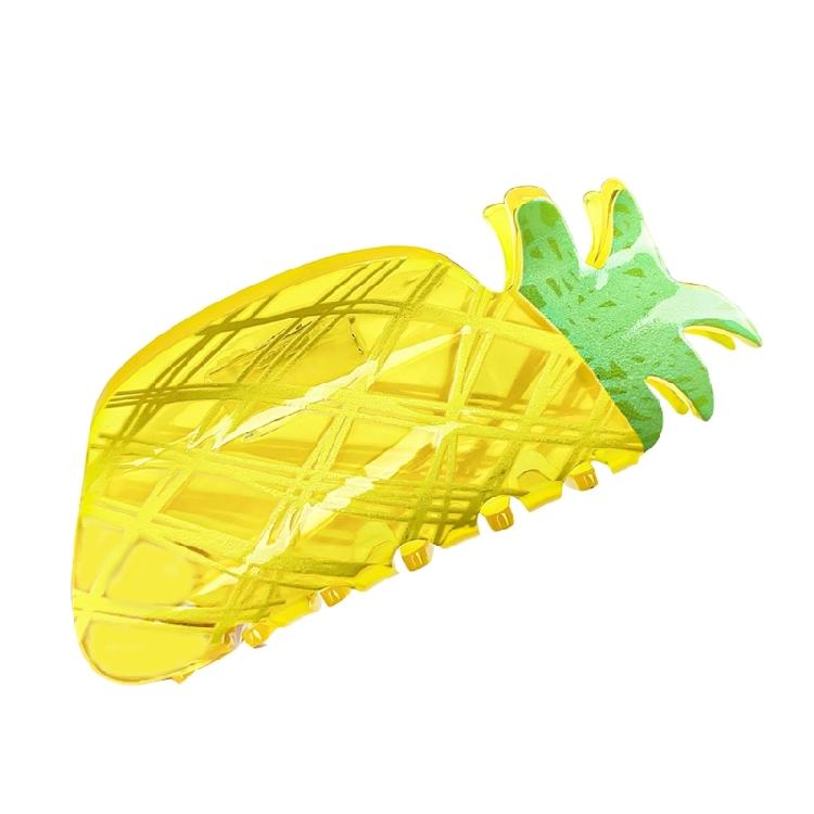 Modern Fruit Shape Hair Holder Birthday Hairpiece Acrylic Clamps Hairp Decoration for Creative Hairdos Home or Event