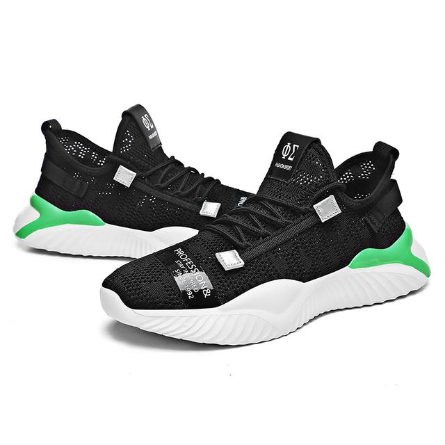 

Мужская повседневная спортивная обувь Амортизирующая обувь для бега на открытом воздухе Нескользящая спортивная мужская обувь Спортивная мужская модная летняя повседневная обувь 40 чёрный