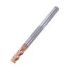 4mm 4 Flutes Nano Coating Spiral End Mill Tungsten Steel CNC Milling Cutter Bit (5pcs)
