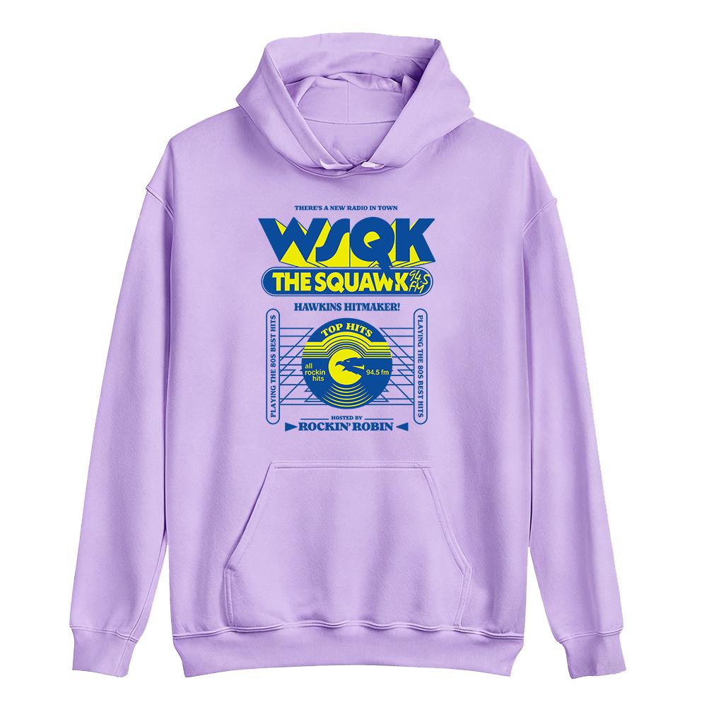 WSQK The Squawk 94.5 FM Bluzy Beam Me Up Place Sucks Nadrukowane Bluzy z Długim Rękawem z Kapturem Odzież Unisex