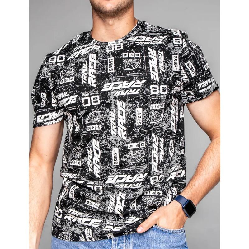 

Summer Print 3D Loose Plus Men s Casual Trendy Short Sleeved T-shirt Top s