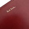 Paul Smith Leather Luxe Shine Cowhide Long Bordeaux Men's Zip-Around Wallet,