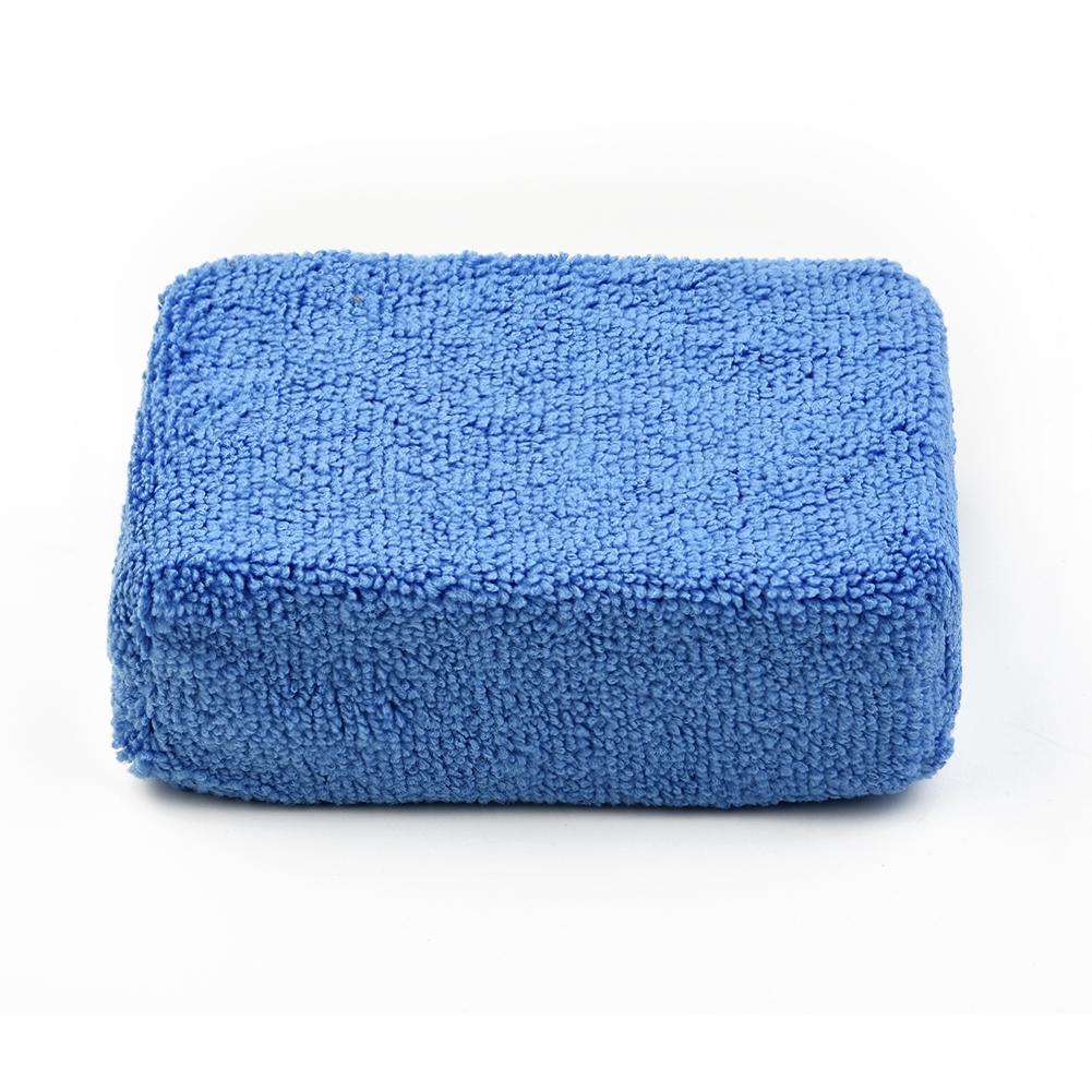 Sponge Microfiber Sponge Wash 12cm*8cm*3.5cm Applicator Blue