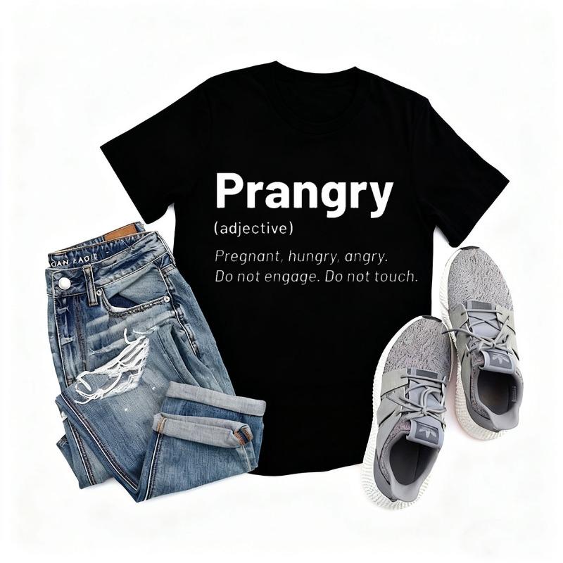 

Prangry Cotton Tshirt Pregnancy AnnounceUnisext Shirt New Mom Tee Pregnancy Gift Maternity Shirt New Mama Gift Women Tees 4XL