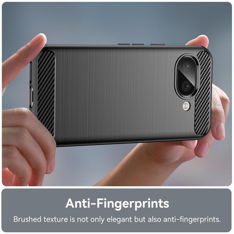 For Google Pixel 9A Case Anti-knock Silicone Carbon Fiber Back Cover For Google Pixel 9A 9 Pro XL Case For Google Pixel 9A Case