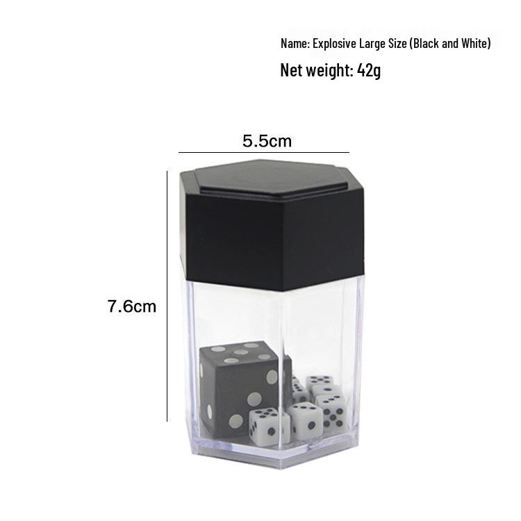 New Magic Toy: Large Explosion Dice Transform into Small Dice - Kids' Interactive Close-up Magic Prop