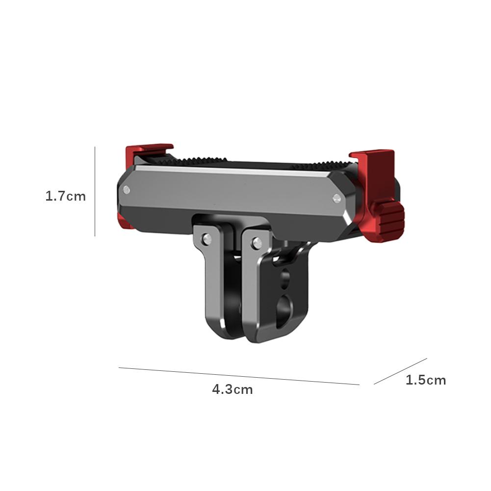 For DJI Osmo Nano Magnetic Quick-Release Base Foldable Portable Aluminum Alloy Easy Installation Removal Protects Base