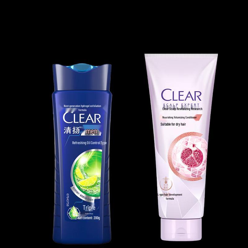 Clear Men Anti-Dandruff Refreshing Oil Control Shampoo & Essence Set