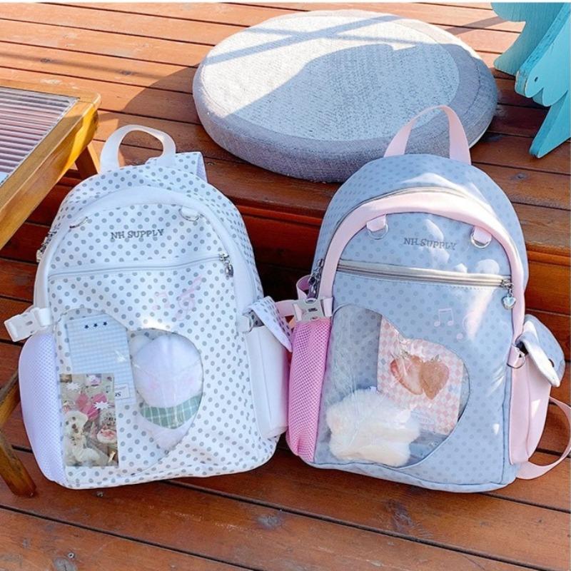 Polka Dot Ita Bag High Capaci Mochila Lightweighte Portable Mochilas Mujer Student Backpack Bolsas Feminina Bags for Woman