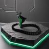 Snake Ornament, 3D Printing Poseable Snake Figure with Movable Joints Flexible Postures, Dark Themed Animal Desktop Collection Ornament