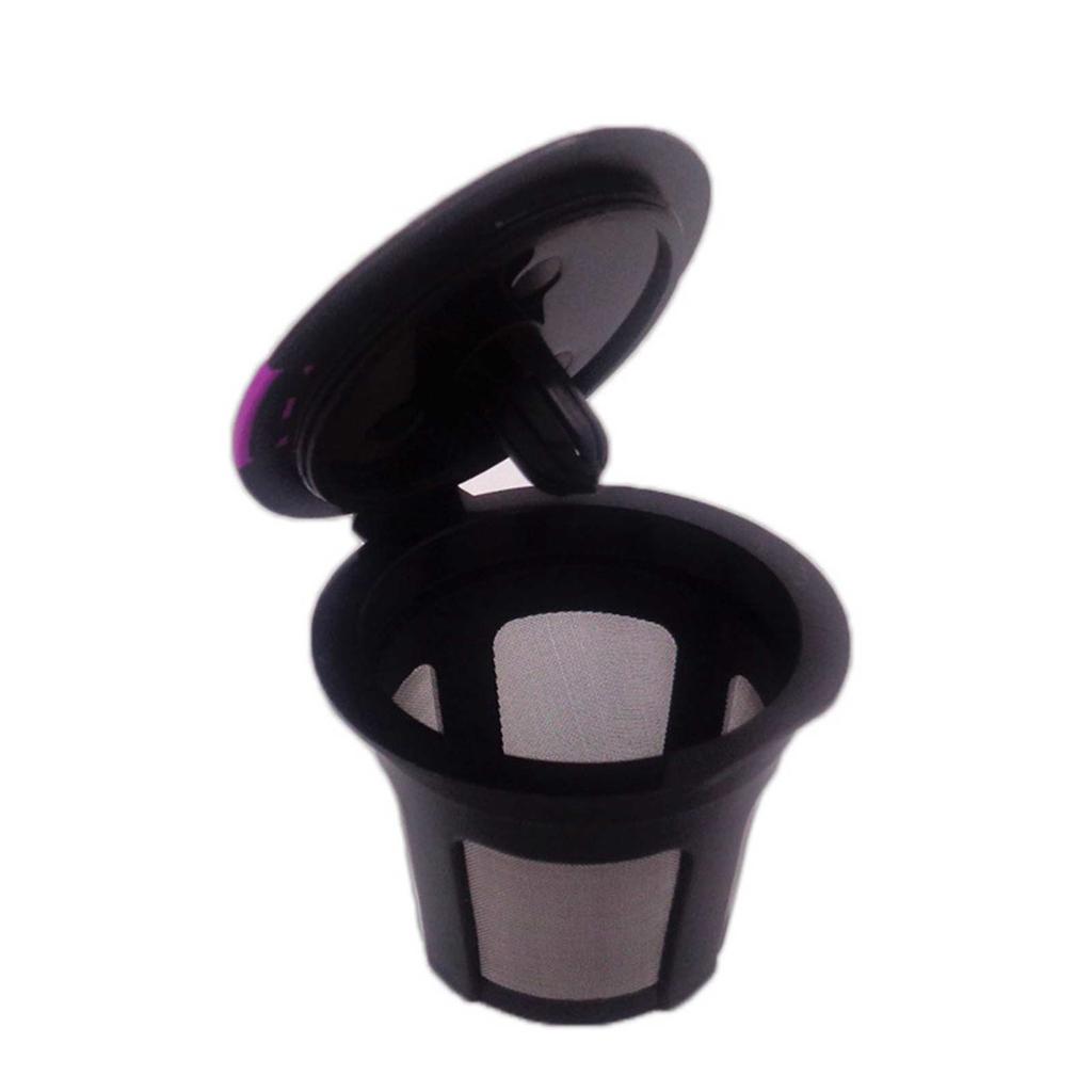 Reusable Coffee Filters Reusable Coffee Pods Stainless Mesh,4 Pack + 100 PCS Coffee Paper Filters
