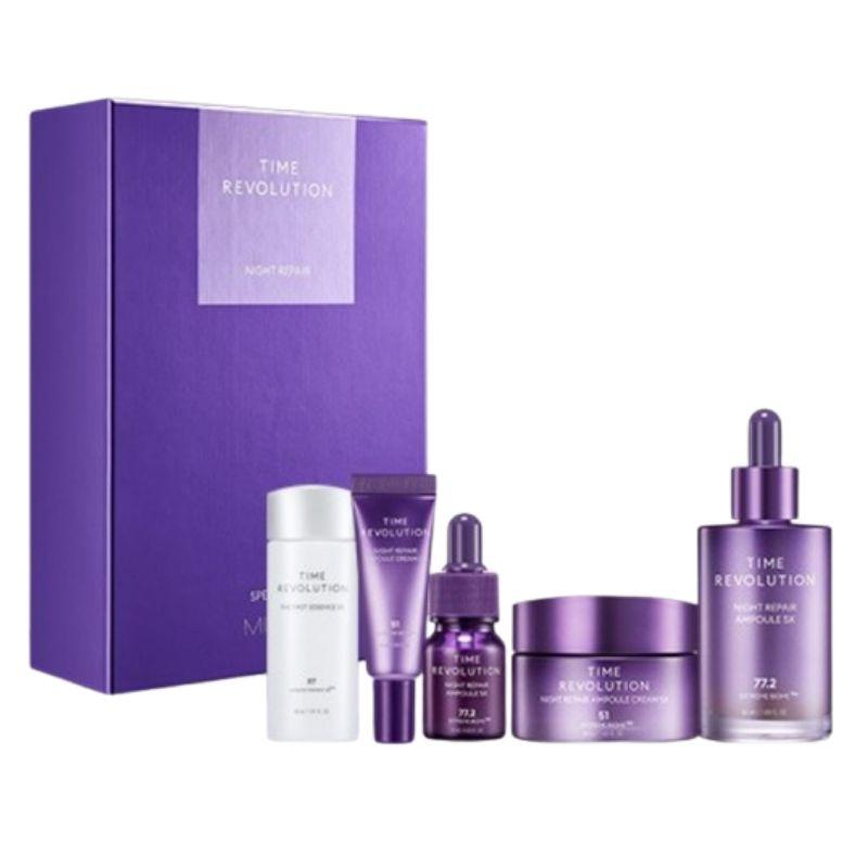 

MISSHA Time Revolution Night Repair 5X Gift Set_Night Repair Ampoule 5X & Night Repair Cream 5X 1 Gift Set