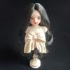 Flerfarget BJD SD Dukke Hår Høytemperatur Fiber Bjd Parykk Tilbehør Bjd Dukke Parykk BJD Dukke